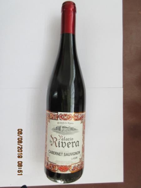 Cabernet Sauvignon Palacio de RIVERA, Červené suché víno, Alkohol: 12% obj., Země původu: Španělsko