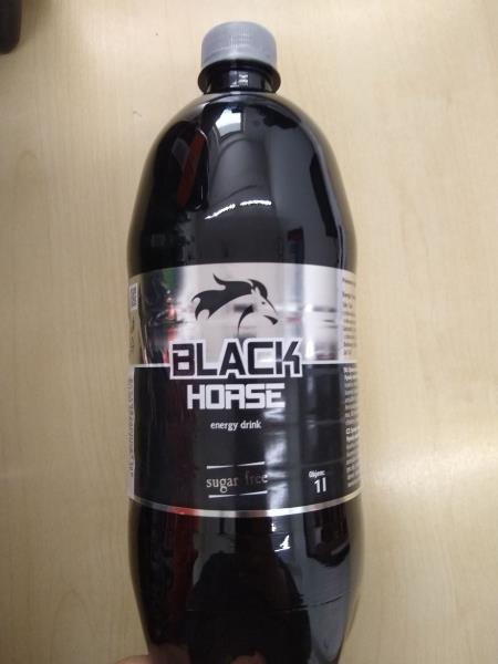 "BLACK HORSE energy drink SUGAR FREE" 