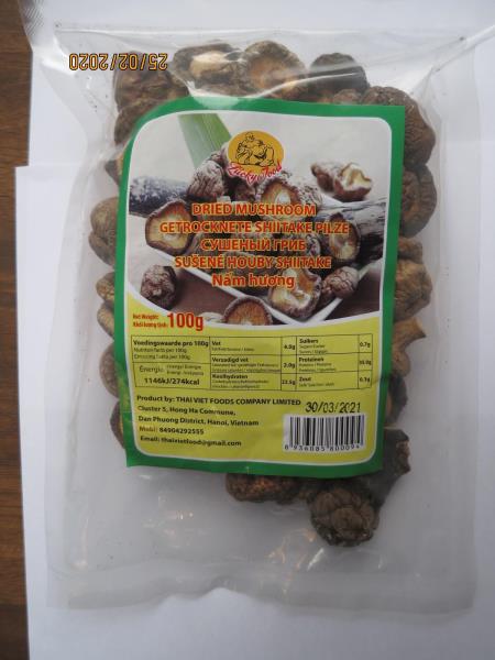 Lucky Food Sušené Houby Shiitake, Nâm huꞌoꞌng, Dried Mushroom