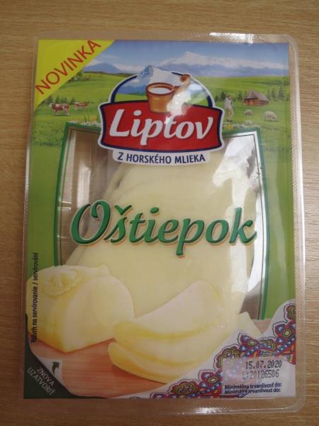 Liptov z horského mlieka, Oštiepok, pařený plátkový sýr