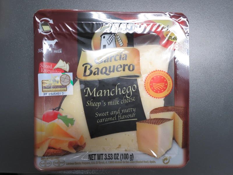 García Baquero Sýr Manchego plátky