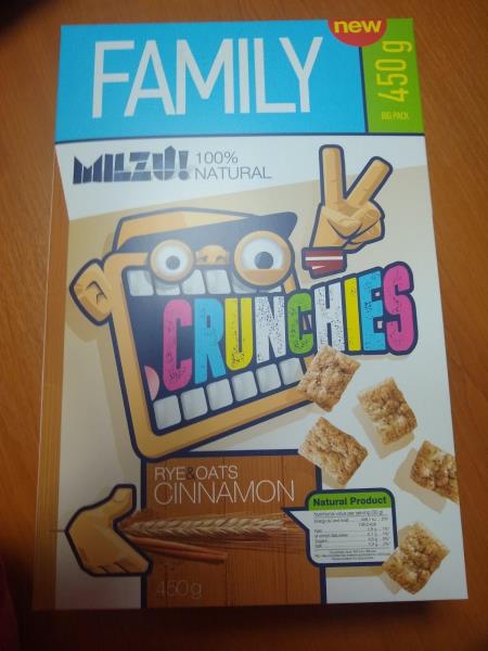 MILZU! Crunchies cinnamon