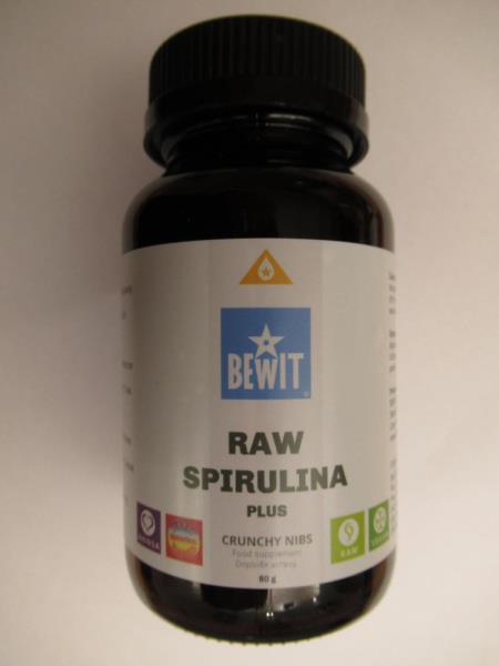 BEWIT RAW SPIRULINA PLUS. Doplněk stravy.