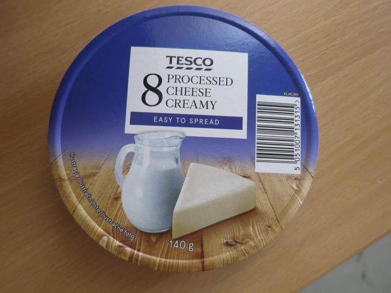 Tesco 8 Processed cheese creamy