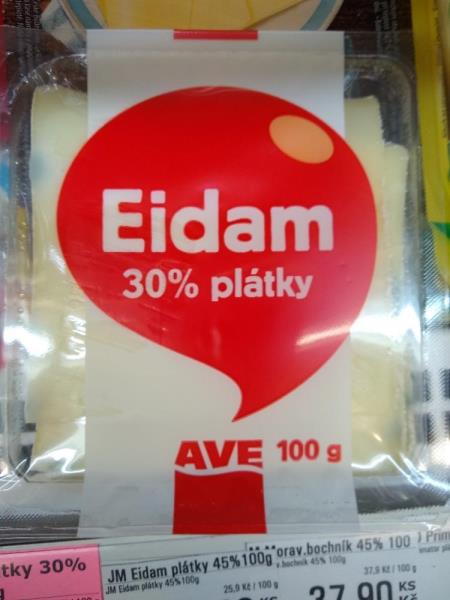 AVE Eidam 30% plátky