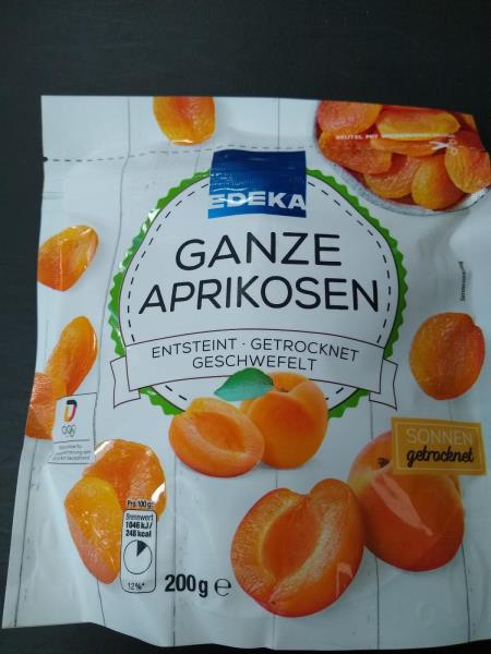 EDEKA Ganze Aprikosen, Sušené meruňky