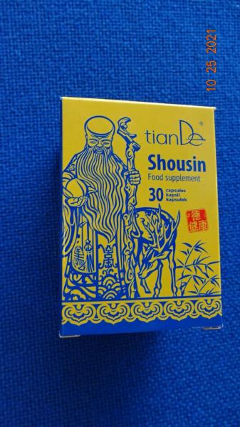 tianDe Shousin Food supplement. Šousin. Doplněk stravy