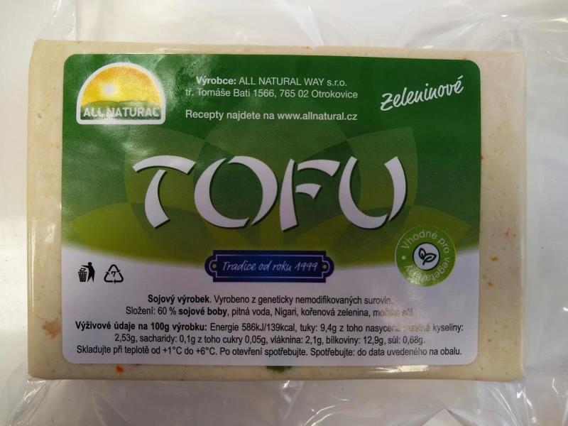 Tofu Zeleninové