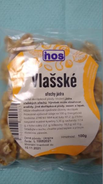 Vlašské ořechy jádra