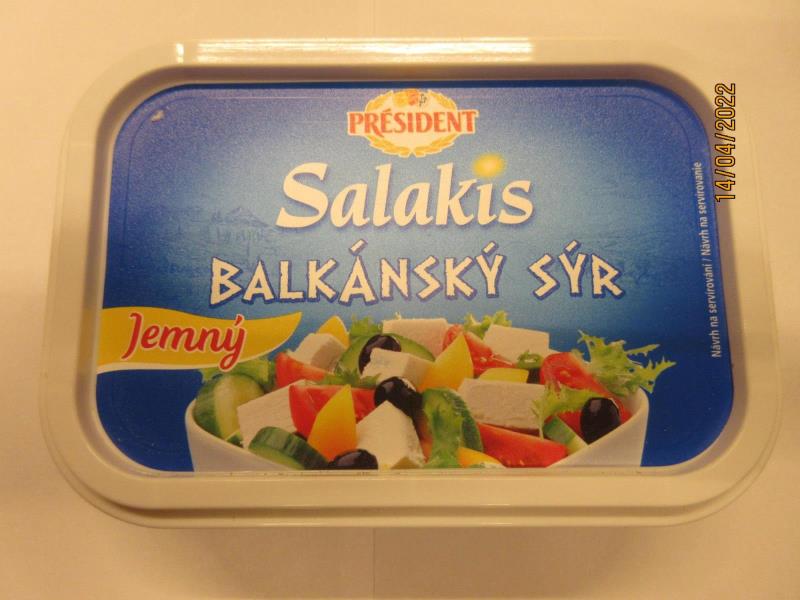 Salakis, BALKÁNSKÝ SÝR Jemný, PRÉSIDENT, 250 g