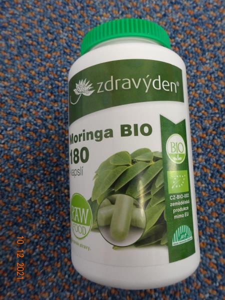 Moringa BIO, 180 kapslí