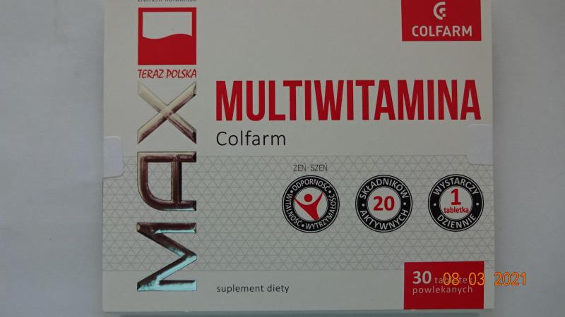 MULTIWITAMINA Colfarm. MULTIVITAMIN doplněk stravy