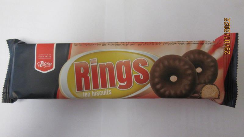 RINGS COCOA COVERED (Čajové sušenky)