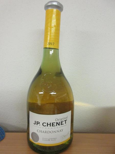 J.P. Chenet, Chardonnay, 2017, bílé víno, víno z Francie