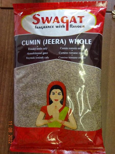 SWAGAT CUMIN (JEERA) WHOLE - Římský kmín celý, 1 kg