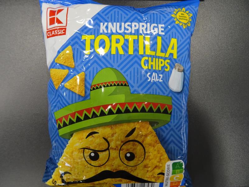 KNUSPRIGE TORTILLA CHIPS SALZ