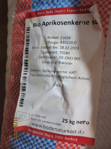 Bio Aprikosenkerne süß 