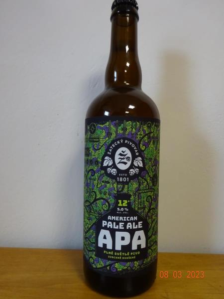 "AMERICAN PALE ALE APA", plné pivo světlé