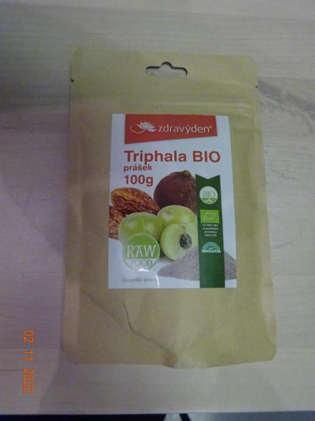 Triphala BIO prášek 100 g, doplněk stravy