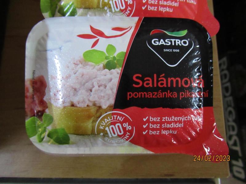 Salámová pomazánka pikantní á 120 g