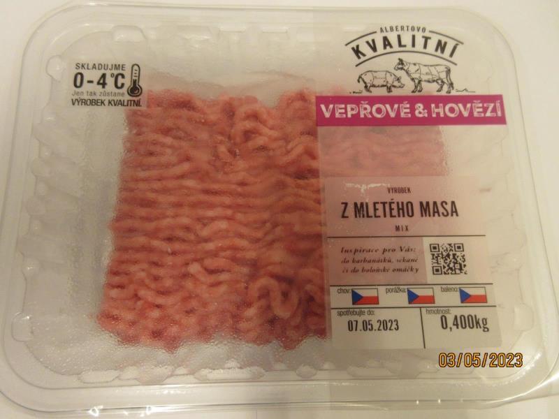 Výrobek z mletého masa mix, Albertovo Kvalitní vepřové & hovězí, 400 g