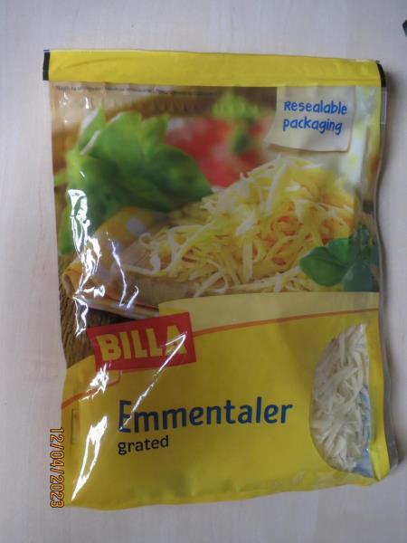 Billa Emmentaler grated