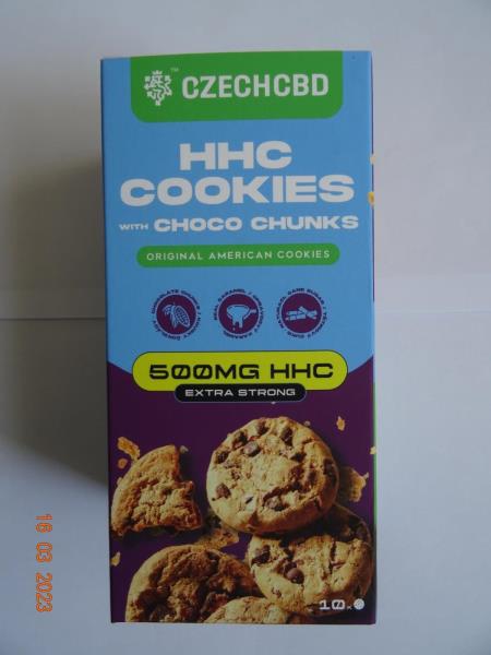 CZECHCBD HHC COOKIES WITH CHOCO CHUNKS 500 MG HHC