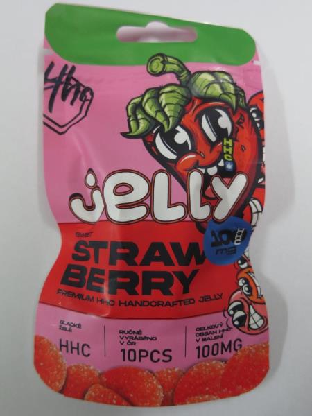 Jelly Strawberry 100mg HHC, HHC jahoda jelly 100mg