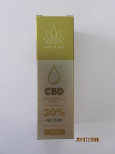 CBD KONOPNÝ OLEJ NATURAL 30%, THC 1%