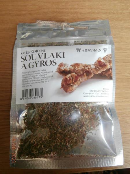 Směs koření SOUVLAKI A GYROS