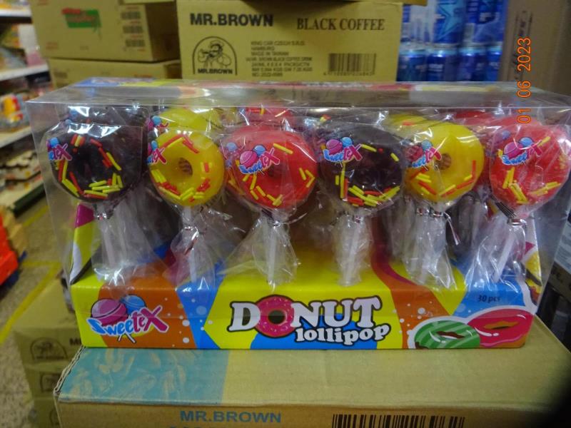 DONUT lollipop 450 g (30 x 15 g)