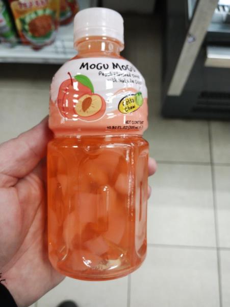 MOGU MOGU Broskvový nápoj s želé 320 ml