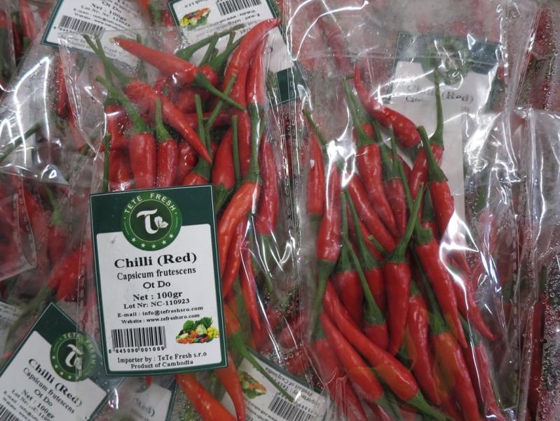 Chilli (Red); Capsicum frutescens; Ot Do