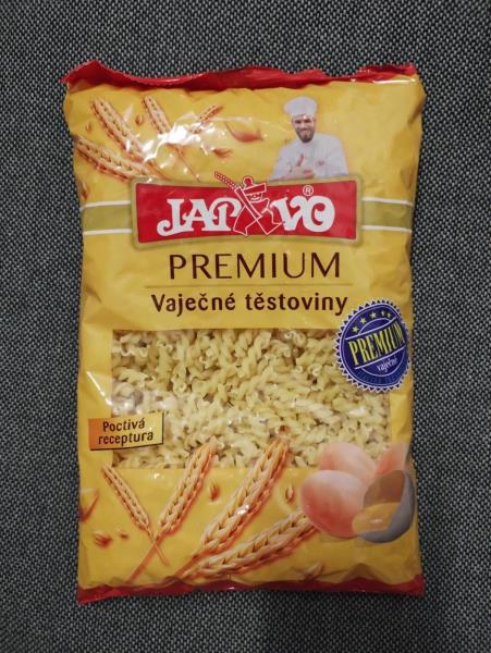 JAPAVO PREMIUM Vaječné těstoviny – Vřetena malá
