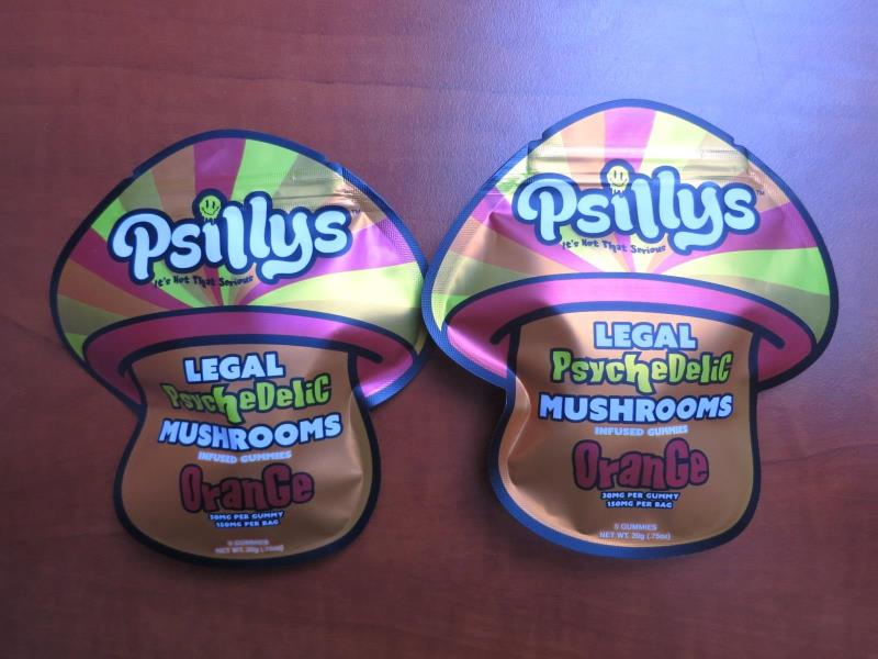 PSILLYS LEGAL PSYCHEDELIC MUSHROOMS INFUSED GUMMIES Orange