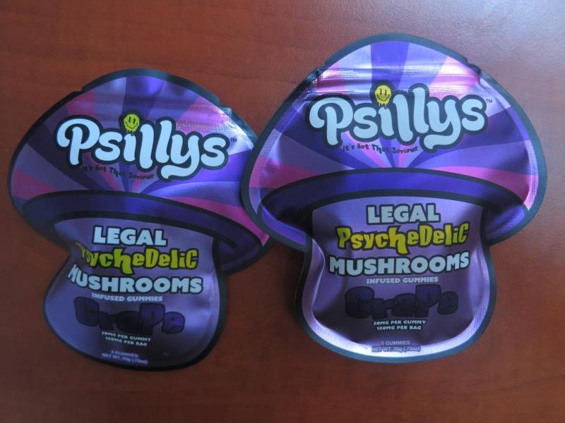 PSILLYS LEGAL PSYCHEDELIC MUSHROOMS INFUSED GUMMIES Grape
