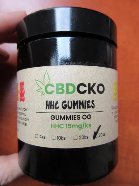 CBDCKO HHC GUMMIES OG, HHC 15 mg/ks, 30ks