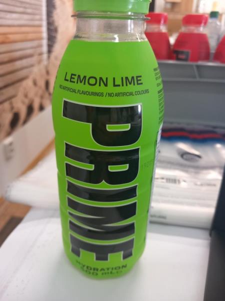 PRIME HYDRATION LEMON LIME NO ARTIFICIAL FLAVOURINGS/ NO ARTIFICAL COLOURS