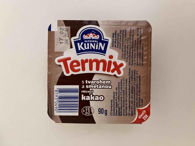 Termix s tvarohem a smetanou příchuť kakao