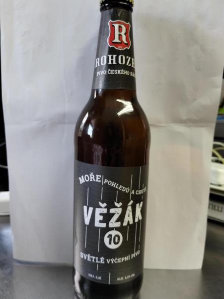 ROHOZEC VĚŽÁK 10, světlé výčepní pivo 