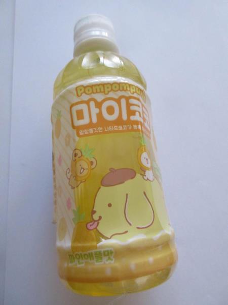 SANRIO Pompompurin Pineapple Drink 340 ml