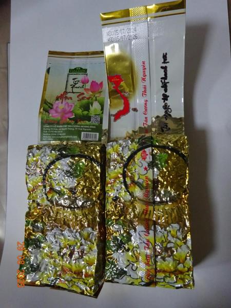 Tân Cương Hoang Binh Hoa Sen Lotus Green Tea 