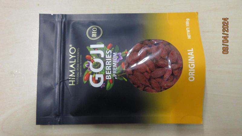 Sušené plody goji premium bio