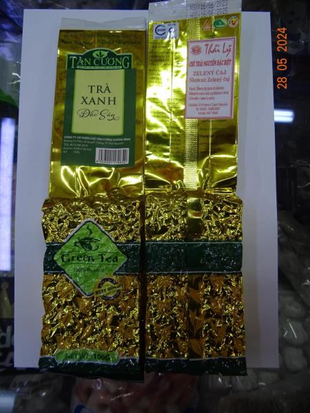 TRÀ XANH Dác San, GREEN TEA 100%,  Zelený čaj, 100 g, zn. Tan Cuong Hoang Binh; 