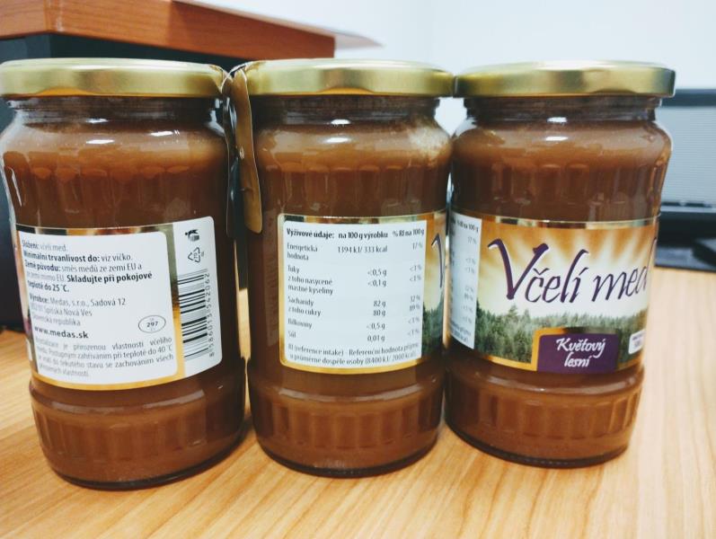 VČELÍ MED, KVĚTOVÝ LESNÍ