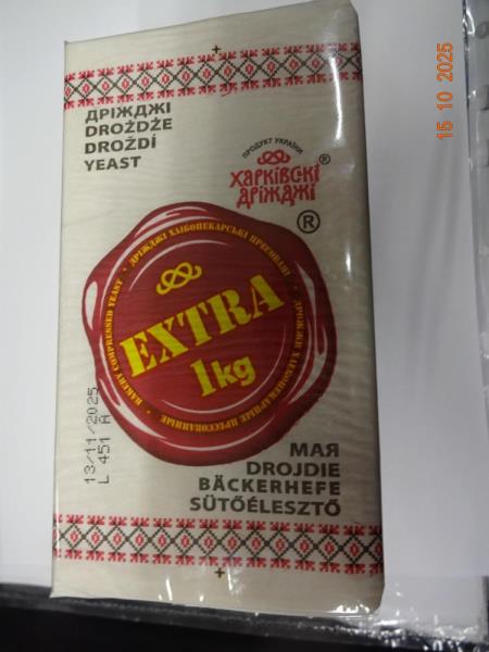 Extra droždí pekařské  lisované  