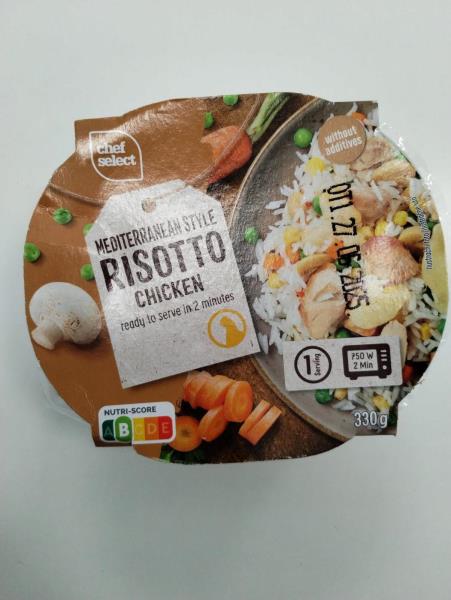 chef select MEDITERRANEAN STYLE RISOTTO CHICKEN
