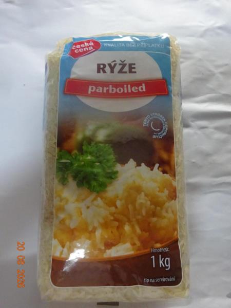 česká cena RÝŽE parboiled