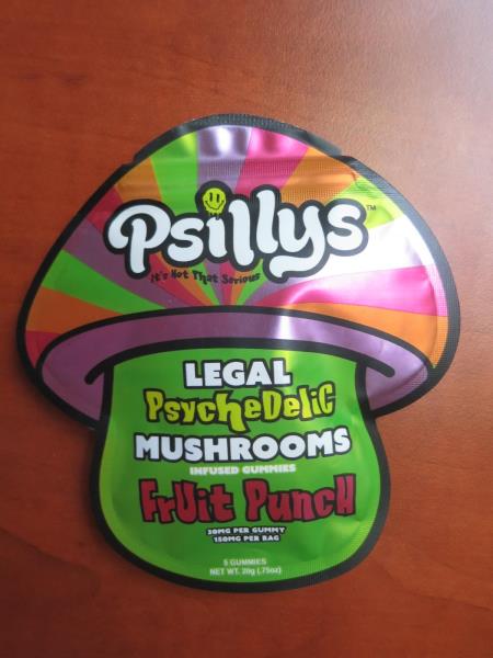 PSILLYS LEGAL PSYCHEDELIC MUSHROOMS INFUSED GUMMIES FRUIT PUNCH