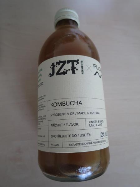 Kombucha Flow, limeta a máta